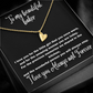 To My Beautiful Baker Custom Necklace