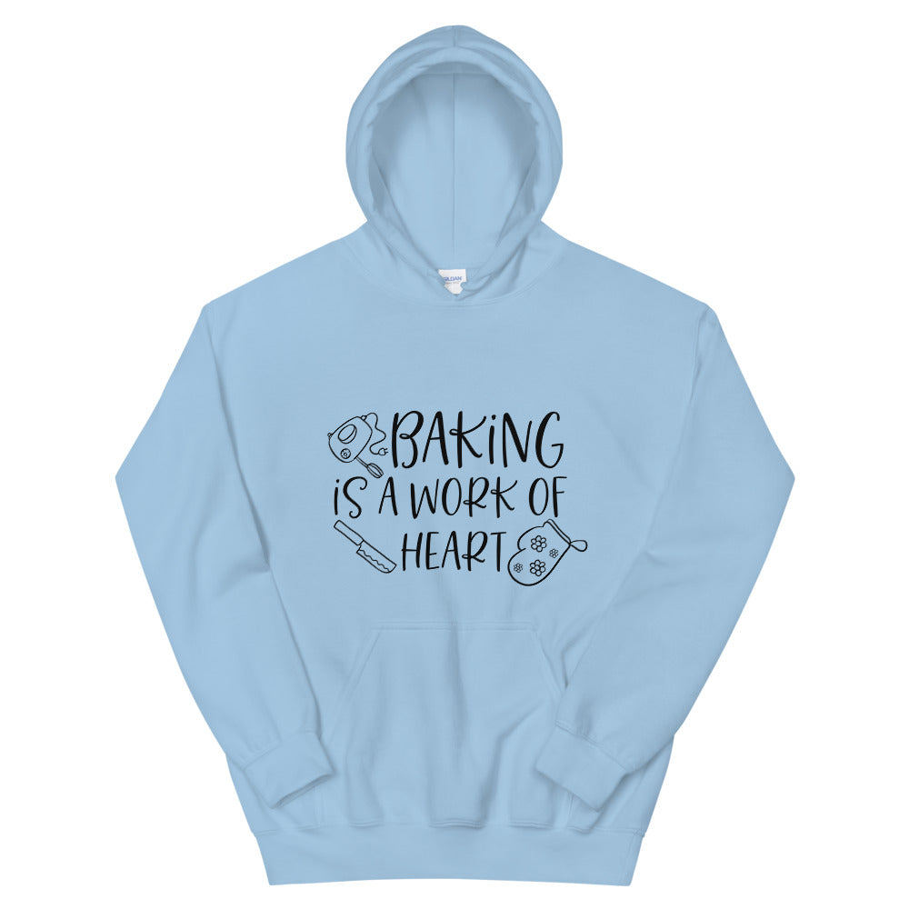 Baking is a work of Heart Unisex Hoodie | Funny