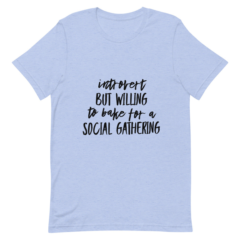 Introvert But Willing to Bake Unisex T-Shirt